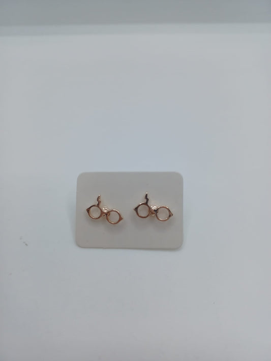 Rose Gold Wizard Earrings