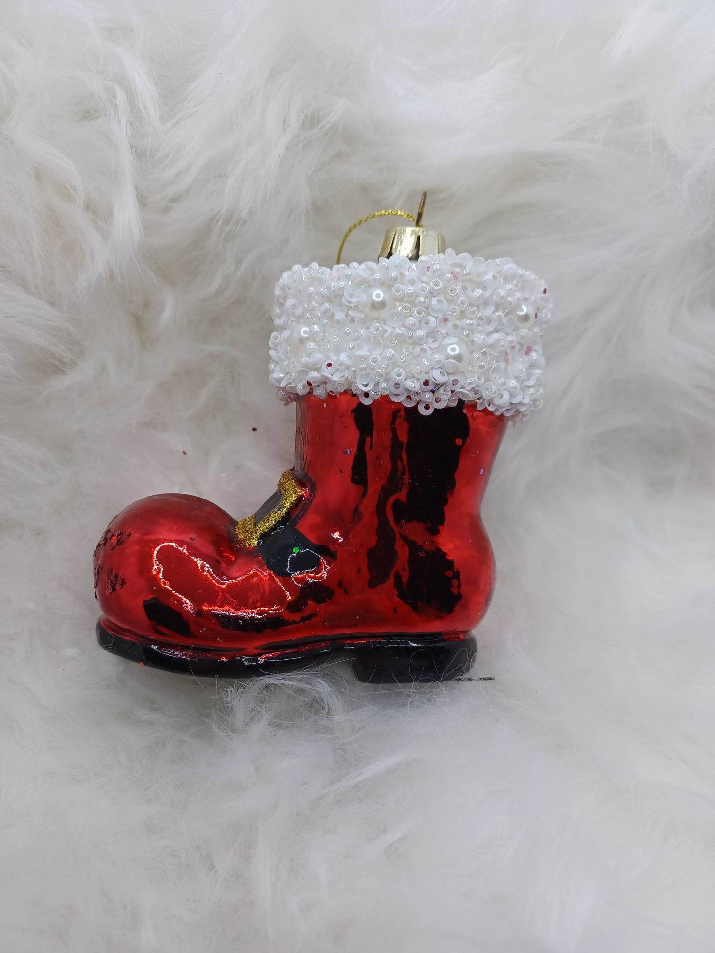 Santa Boot Ornament