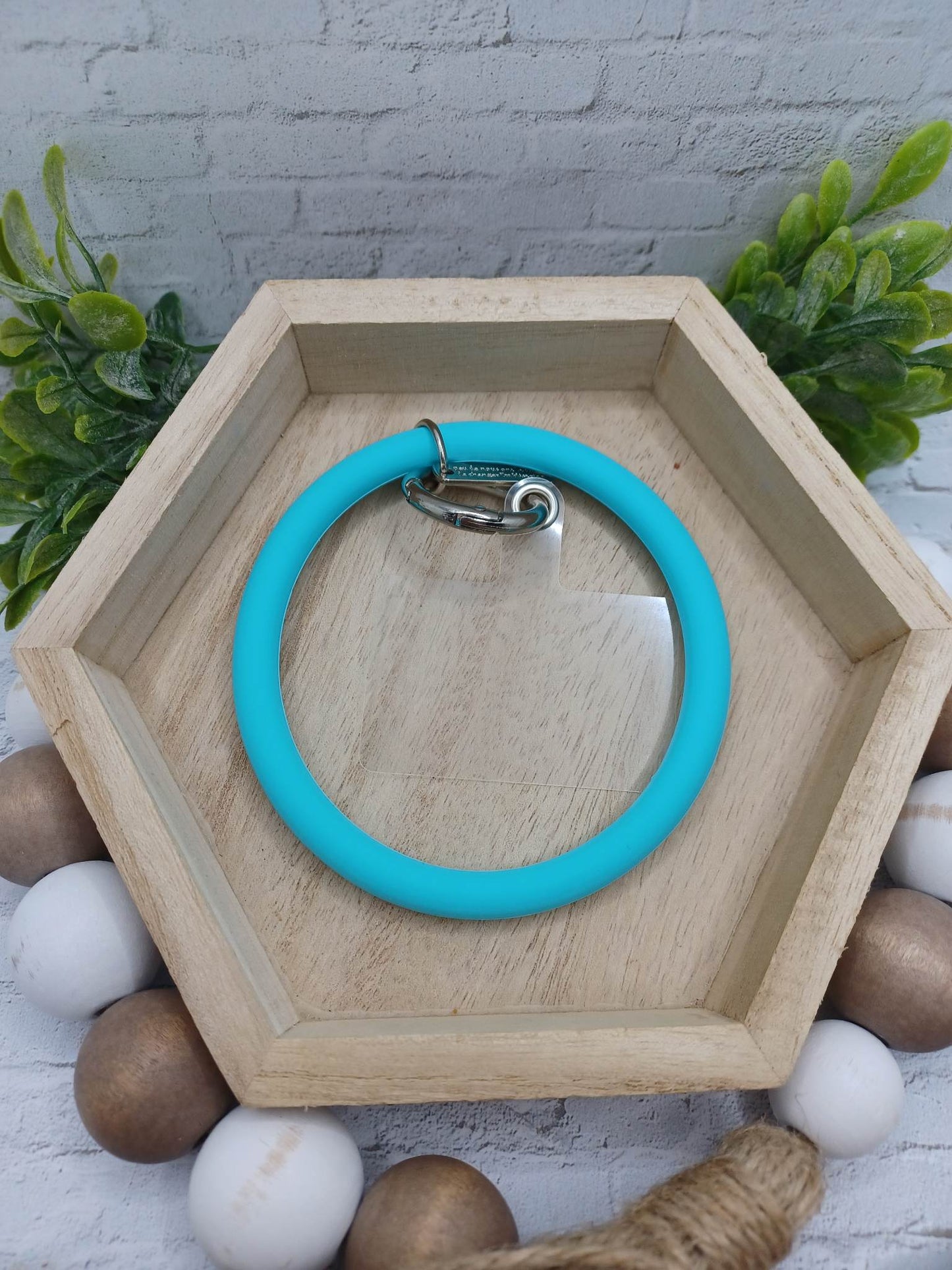 Deep Teal Circle Shaped Mobile Phone Accessory