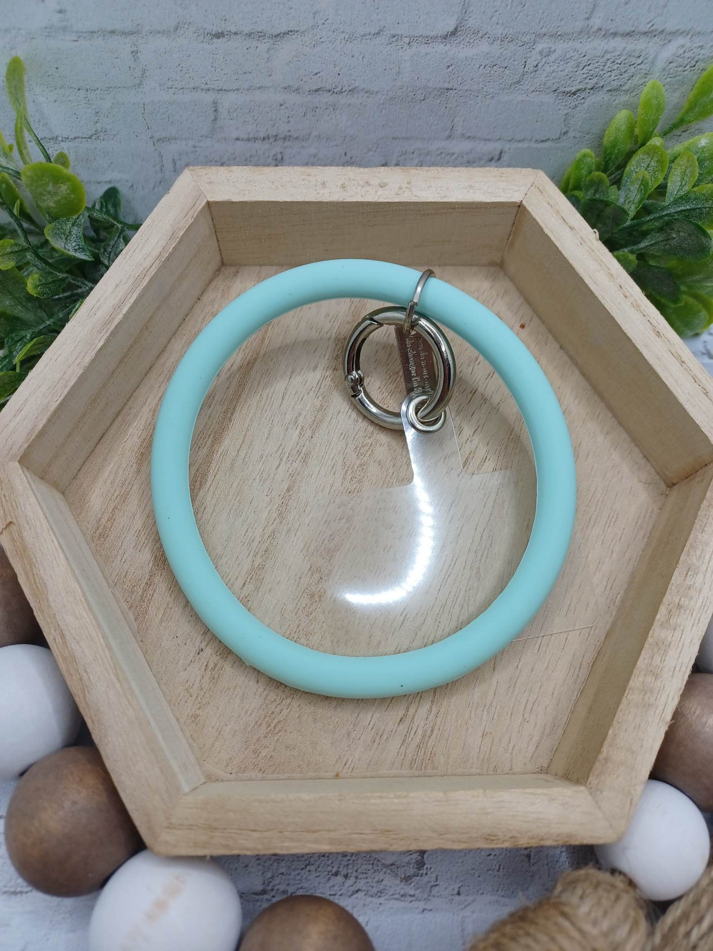 Mint Circle Shaped Mobile Phone Accessory